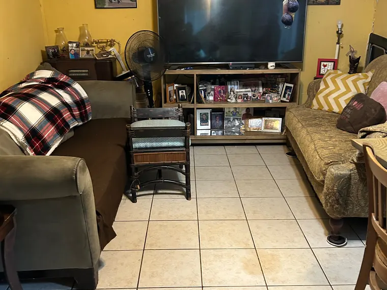 Living room after cleaning