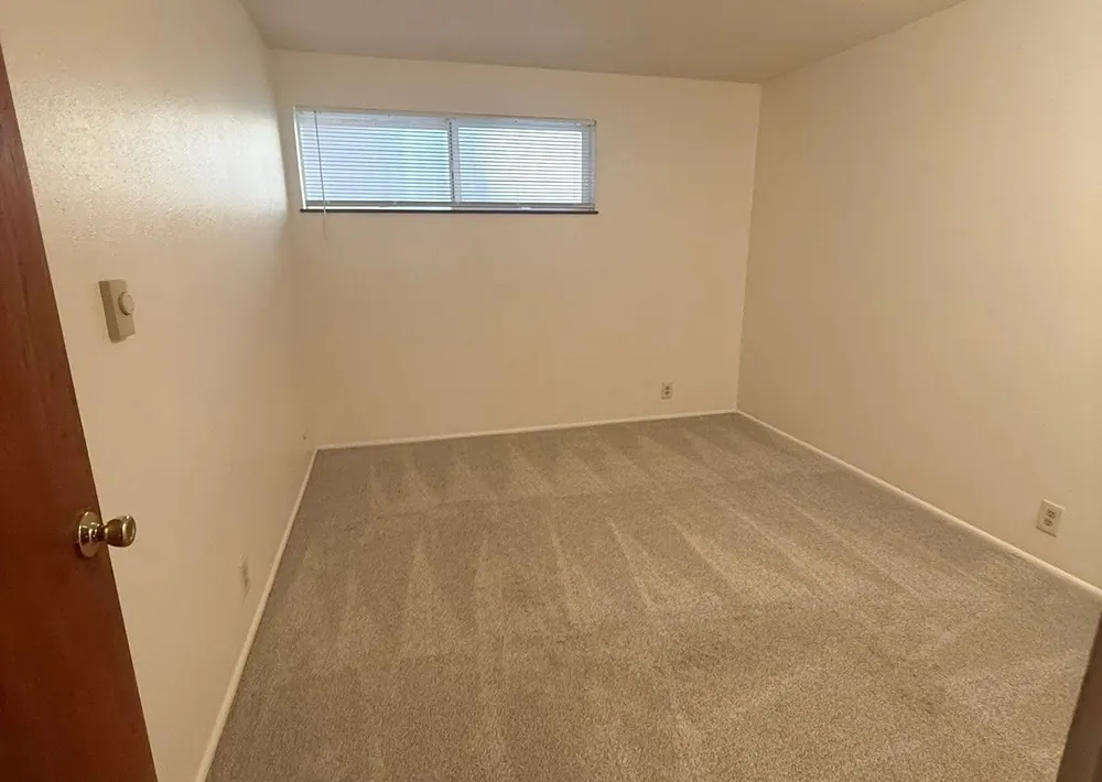 Empty apartment cleaned and ready for the next tenant